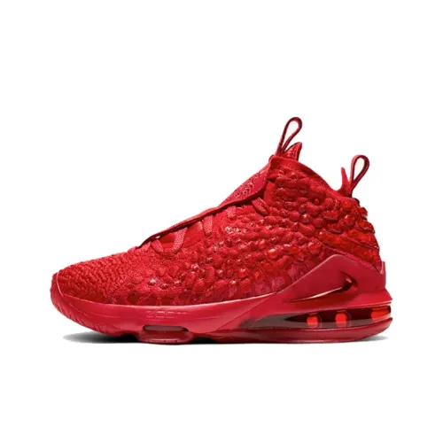 Nike Lebron 17 Детская баскетбольная обувь MID Топ для школьного возраста