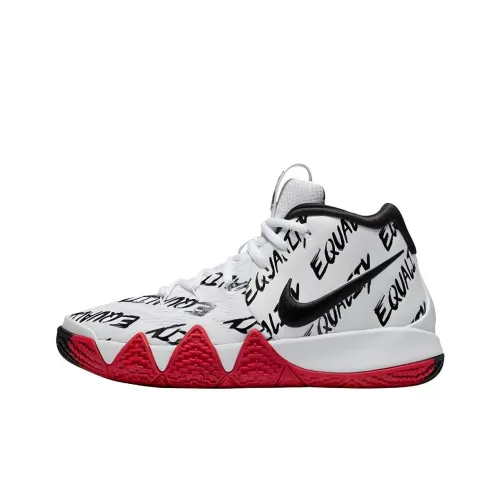 Nike Kyrie 4 Нескользящий Легкий MID Топ Детские Баскетбольные Кроссовки Подростки