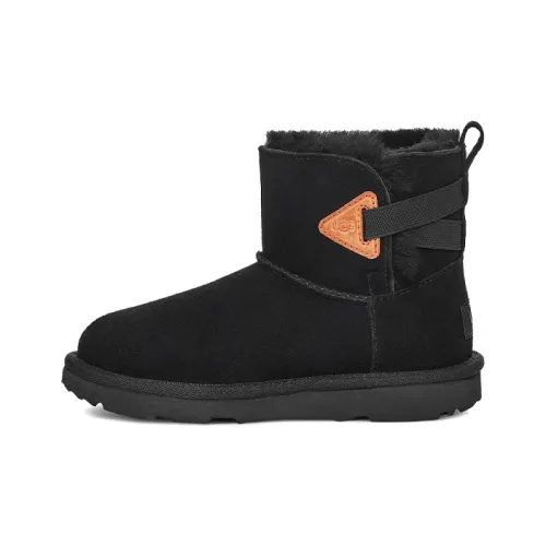 UGG Мини Bailey Fle Сноубутсы Черные Подростки