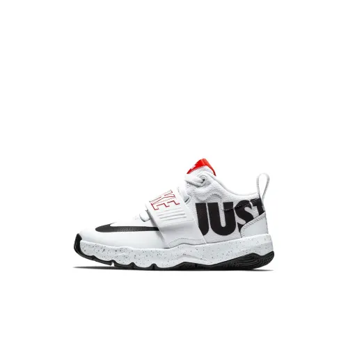 Nike Team Hustle D 8 Детские баскетбольные кроссовки Low Топ Пре-школа
