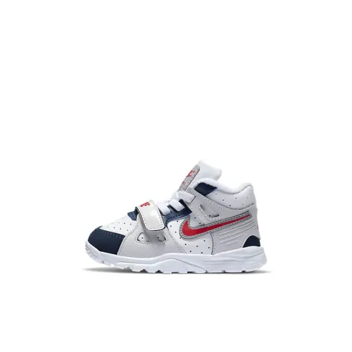 Nike Air Trainer 3 MID Топ Обувь для малышей Белый Синий Infant и Toddler