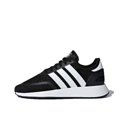 Adidas Originals N 5923 J Аbrasion Resistant Низкий Топ Детские Беговые Кроссовки Черные