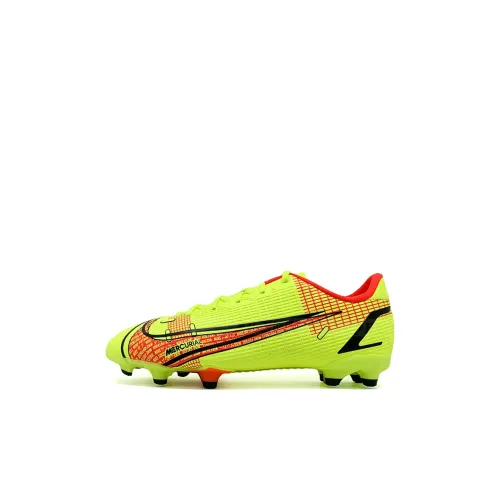 nike Mercurial Vapor 14 Jr Assassin 14 ACADEMY FG MG Покрытие Низкий Топ Детские футбольные бутсы Неоново-желтый Детский