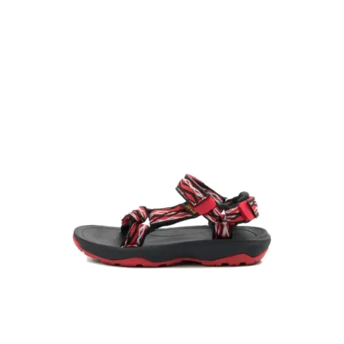 Teva Hurricane XLT2 Slip-Resistant Anti-KICK Children's Sandals Black Red Children's Тева Hurricane XLT2 Противоскользящие Анти-KICK Детские Сандалии Черный Красный Детские