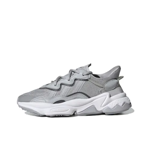 Adidas Originals Ozweego Series J Нескользящие Легкие Детские Лайфстайл Кроссовки Серый Серебряный Подростки