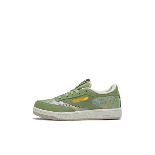 Reebok Club C Series Детские Скейтбординги Низкие Топы Для Детей