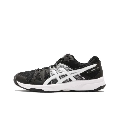 Asics Гель UPCOURT Детские кроссовки для тренировок Черный Белый Подростки