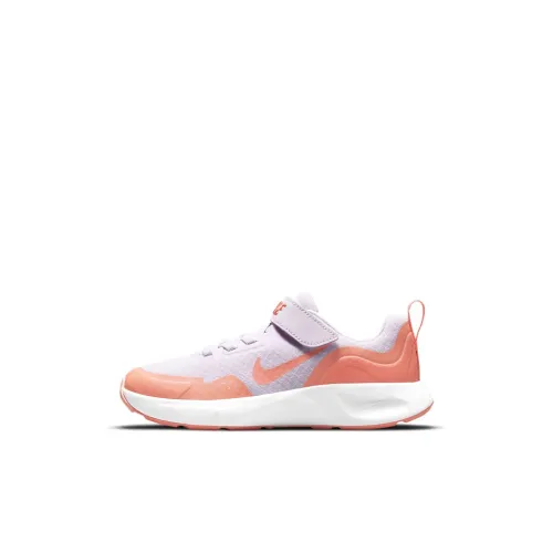 Nike Wearallday Slip-resistant Амортизация Устойчивость к истиранию Дышащий Низкий Топ Детские Беговые Кроссовки