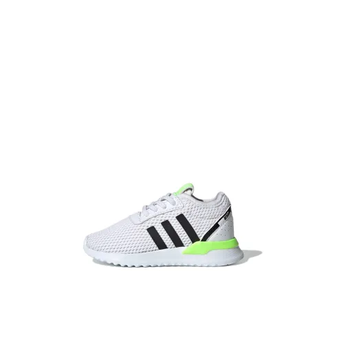 Adidas Originals U_Path X Дышащий Низкий Топ Обувь для малышей Белый Зеленый Infant и Toddler