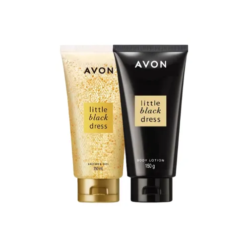 AVON Little Black Dress Парфюмированная Лосьон для тела Shower Гель Наборы для ухода Увлажняющий 150г+150мл 150г*2+150мл*2