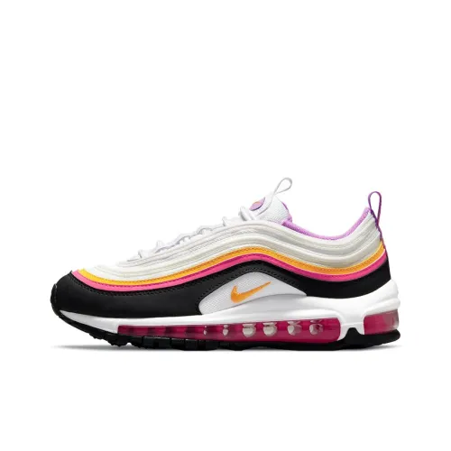 Nike Air Max 97 'Dawn And Dusk' Low Топ Детские Беговые Кроссовки Белый Золото Фиолетовый Подростки