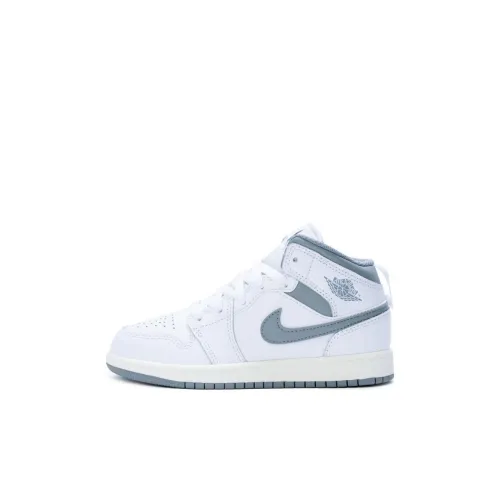 Jordan Air Jordan 1 Детские баскетбольные кроссовки MID Топ Pre School