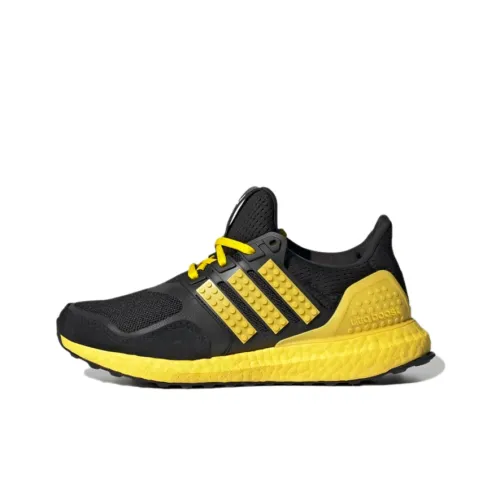 LEGO x Adidas ULT J Slip Resistant Shock Absorbers Низкие беговые кроссовки для детей с лимонным цветом предназначенные для подростков