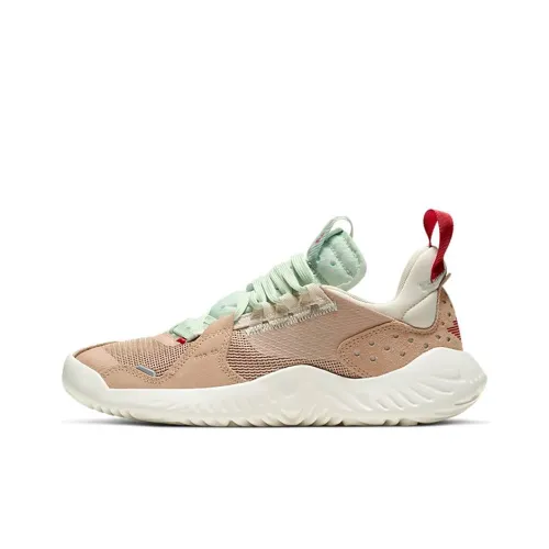 Джордан Delta Vachetta Коричневый Нижняя юбка Резистентные амортизаторы MID Топ KIDS Lifestyle Shoes Коричнево-зеленый