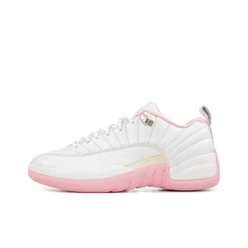 Jordan Air Джордан 12 Ретро Низкий Real Розовый Противоскользящий Легкий Амортизация Низкий Топ