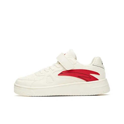 Antakids Резистентные Низкие Кроссовки для скейтбординга с низким верхом Бежевый Белый Красный