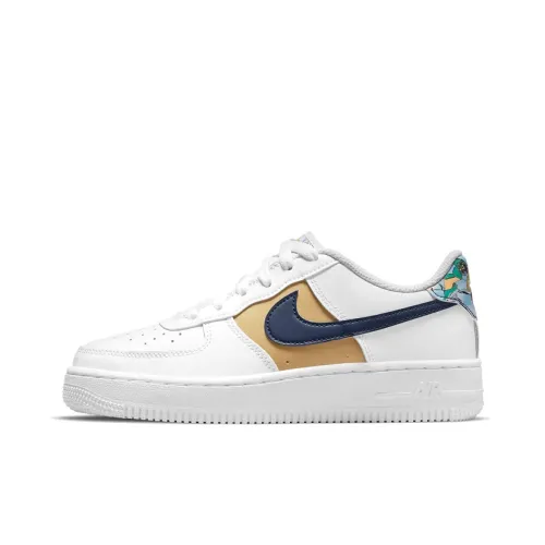 Nike Air FORCE 1 Детские Скейтбординги Низкий Топ Школьный возраст