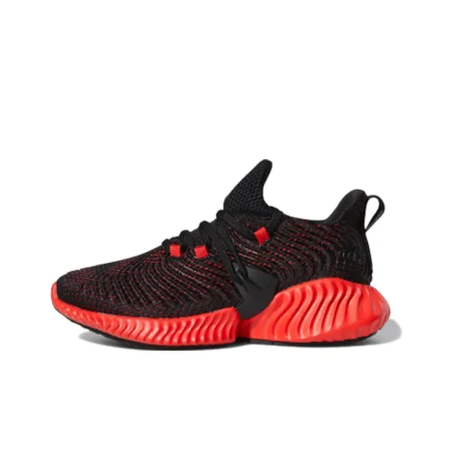 Adidas Alphabounce Instinct Дышащие Низкие Беговые Кроссовки для Подростков