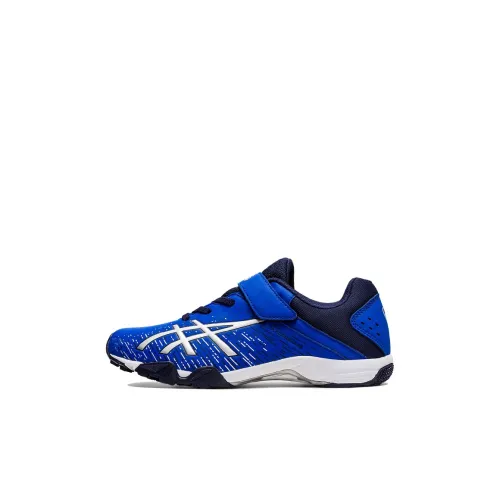 Asics Lazerbeam SH Устойчивые к истиранию Низкие Беговые кроссовки Индиго Белый Детские