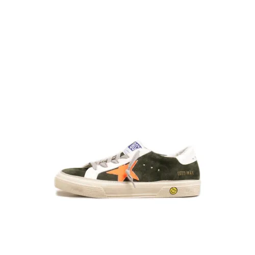 Golden Goose May Star Детские Скейтбординги Низкий Топ Kids