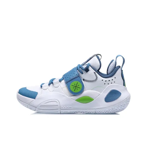 Подкладка Citywide 8 Youth Edition Все Городской Wade Collection Низкий Топ Детские Баскетбольные Кроссовки Белый Синий