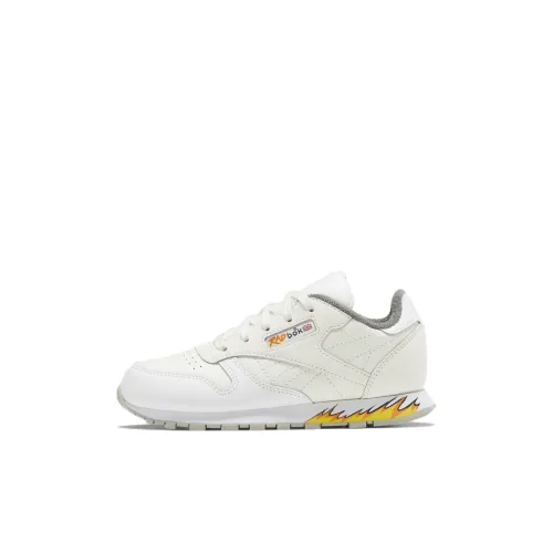 Reebok Classic Leather Детская беговая обувь с низким верхом для дошкольников