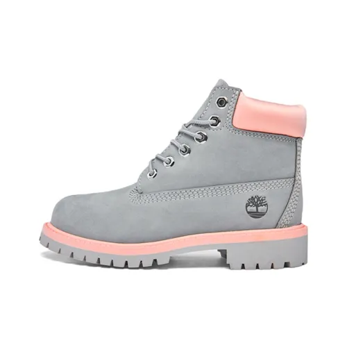 Timberland Детские кожаные сапоги для школьного возраста