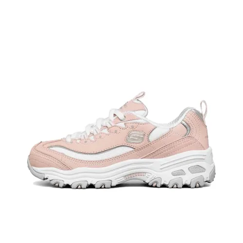 Skechers Устойчивый к истиранию Дышащие Низкие Кеды для Детей Lifestyle Shoes Светло-розовые