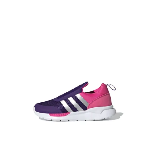 Adidas Originals ZX 360 C Low Топ Спортивная повседневная обувь Пурпурно-розовый для детей 3-7 лет