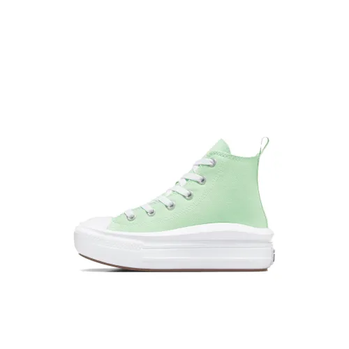 Converse Chuck Taylor All Star Амортизация Износостойкие Высокие Кеды для Детей Зеленые для Возрастных 3-7 Лет
