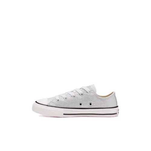 Converse Chuck Taylor All Star Лето Sparkle Низкий Топ Kids Кеды Металлический Серый Children Возраст 3-7 лет