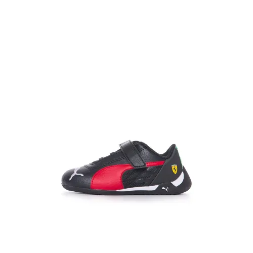 PUMA Scuderia Ferrari Race R Кошка Низкий Топ Обувь для малышей Серый Красный Infant And Toddler