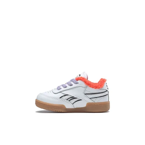 Reebok Club C Revenge Low Топ Обувь для малышей Белый и оранжевый Infant And Toddler