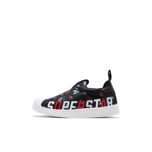 Adidas Originals SUPERSTAR 360 X C Low Топ Детские Скейтбординги Черный Белый Красный Дети Возраст 3-7 Лет