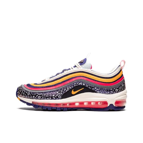 Nike Air Max 97 Low Топ KIDS Lifestyle Shoes Пурпурно-розовый Апельсин Подростки