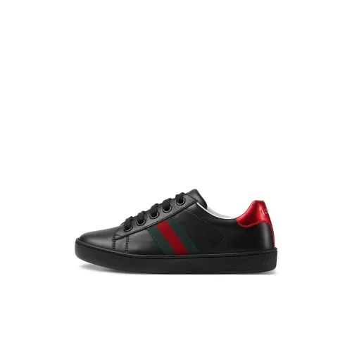 GUCCI Ace Детские Скейтбординги Низкие Топы Для Детей Дошкольного Возраста