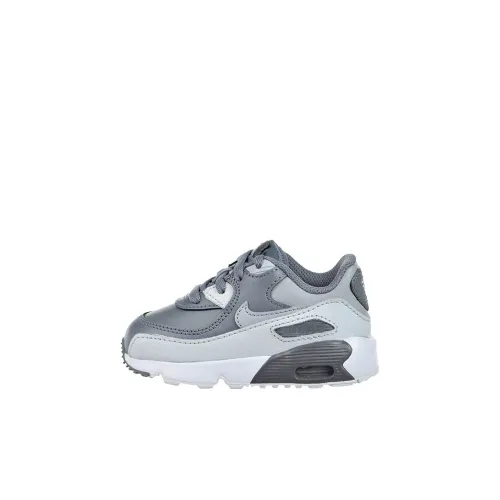 Nike Air Max 90 Low Топ Обувь для малышей Серый Белый Infant And Toddler