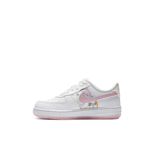 Nike Air FORCE 1 LV8 Low Топ Кроссовки для скейтбординга Бело-розовый Дети Возраст 3-7 лет