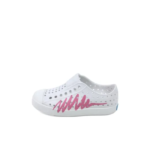 Native Shoes Jefferson с принтом Anti KICK Kids Lifestyle Shoes White
