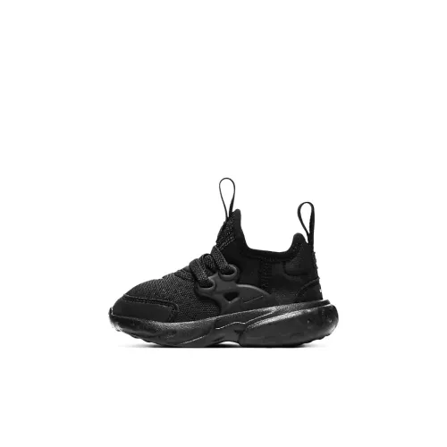 nike RT PRESTO Slip-resistant Shock Absorbers Низкий топ Обувь для малышей Чисто черный Infant и Toddler