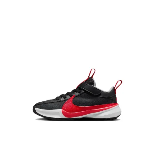 Nike Freak 5 Slip-Resistant Abrasion-Resistant Kids Lifestyle Shoes Черный Красный Детские 3-7 лет