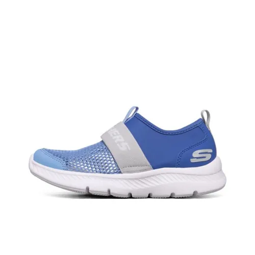 Skechers Comfy Flex 2,0 Low Топ Детская Беговая Обувь Синий Серый