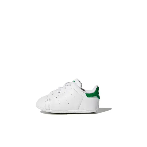 Adidas Originals Stan Smith Low Топ Обувь для малышей Белый Зеленый Infant And Toddler