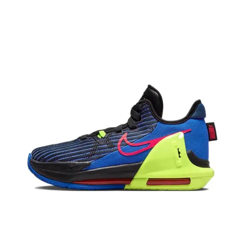 Nike Lebron 6 Witness MID Топ Детские Баскетбольные кроссовки Синий