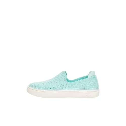 UGG Caplan Slip On Дышащий Низкий Топ Детские Скейтбординги Синий для детей 3-7 лет
