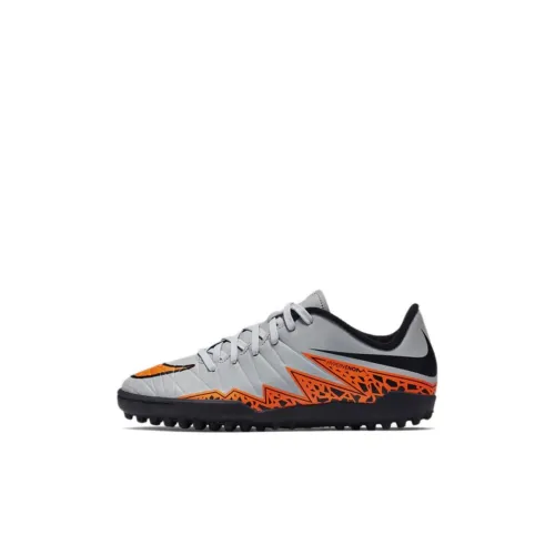 Nike Hypervenom Phelon 2 Jr. TF Противоскользящие Амортизирующие Устойчивые к истиранию Низкие Детские Футбольные Бутсы