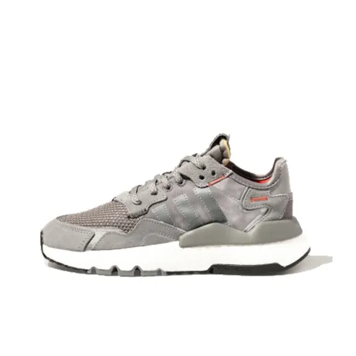 Adidas Originals Nite Jogger J Low Топ KIDS Lifestyle Shoes Серый Серебряный