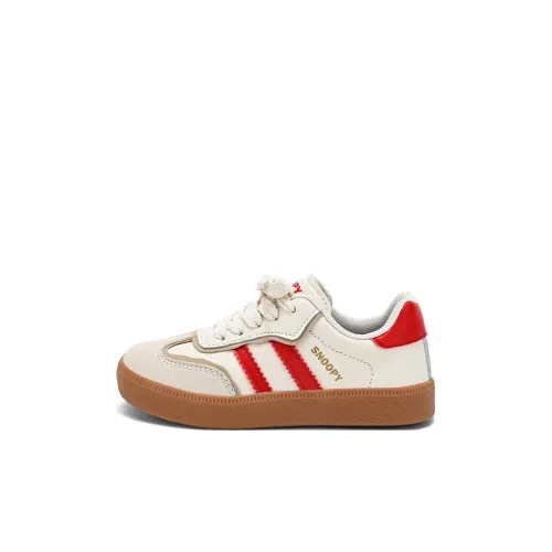 SNOOPY Детские Скейтборды Низкие Топ Бежевый Красный Kids