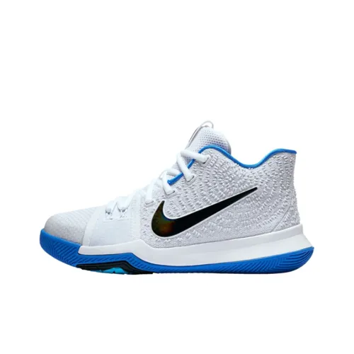 nike Kyrie 3 Противоскользящие Амортизация Устойчивые к износу Легкие Высокие Баскетбольные кроссовки для детей Подростков