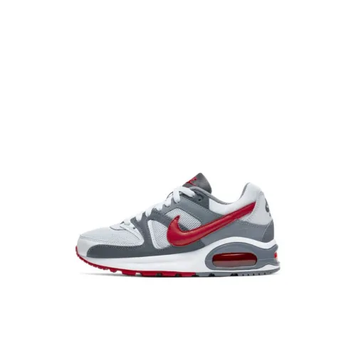 Nike Air Max Command Low Топ Детские Беговые Кроссовки Белый Серый Красный